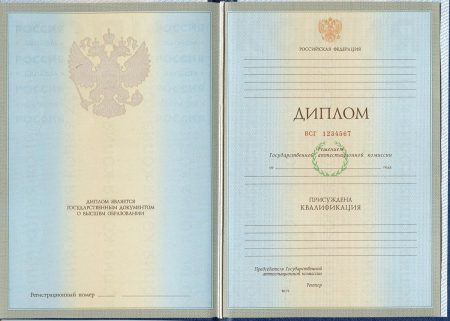 диплом вуза 2004-2009